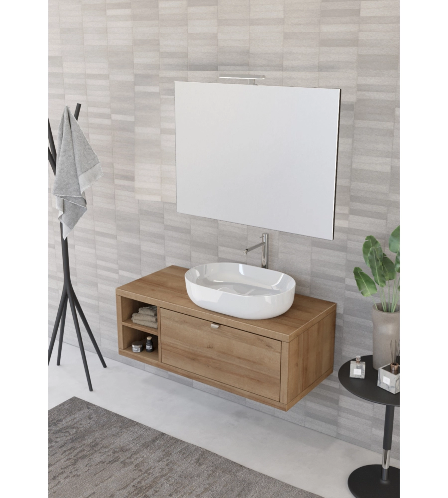 MOBILE BAGNO "TINTORETTO" ROVERE, 110 CM